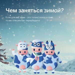 Если для вас зима — это только холод и снег, спешим вас переубедить!