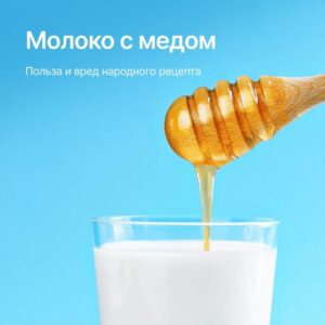 Польза и вред молока с медом